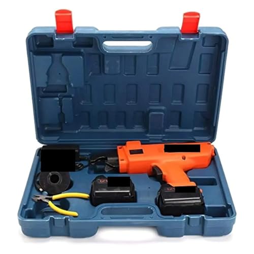 Electric Tying Machine, Cordless Wire Rebar Tier Binding Machine Automatic Steel Bar Rod Tying Tool Handheld Electric Mechanical Workshop Tools,for Construction Work 7 Electric Tying Machine, Cordless Wire Rebar Tier Binding Machine Automatic Steel Bar Rod Tying Tool Handheld Electric Mechanical Workshop Tools,for Construction Work - Image 7