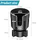 JNNJ Auto Getränkehalter, Universal Auto-Becherhalter-Expander, Auto-Getränkehalter-Expander-Adapter Mit Verstellbarer Basis, Für Kaffeebecher Getränkedose Wasserbechern