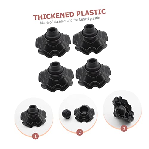 CLISPEED 20 Pcs Chair Foot Cover Furniture Table Legs Floor Chair Furniture Leg Protectors No Slide Gripper Leg Covers Feet Pads Camping Table Cover - Image 3
