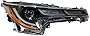 RIRISIR Headlight Assembly For 2020 2021 Corolla SE XLE XSE Hatchback/Sedan Front Passenger Side Head Light Replacement with LED DRL