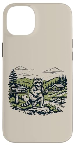 Appalachian Trail Feral Raccoon Bluegrass Guitar �X�}�z�P�[�X iPhone 14 Plus �p