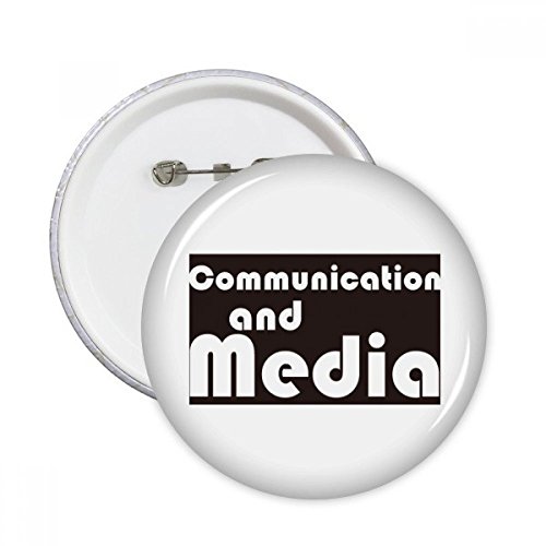 Badge vêtements communication et médias pour personnaliser un look