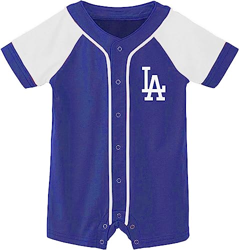 Image of Outerstuff MLB Unisex-Baby Newborn & Infants 0-24 Months Little Slugger Creeper Bodysuit Romper