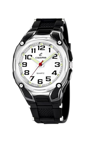 Montre quartz homme Calypso caoutchouc noir K5560/4 Street Style montre étanche 10 bar casual