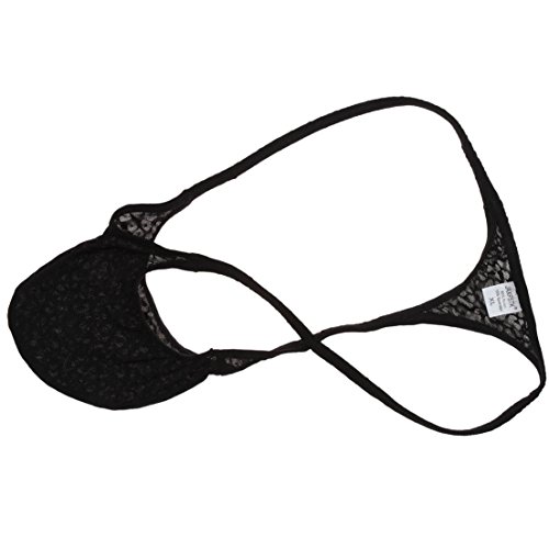 OROCOJUCO Men's Jacquard Thong String Micro Bikini Mini T-Back Sexy Pouch Underwear 6 Pack M - Image 4
