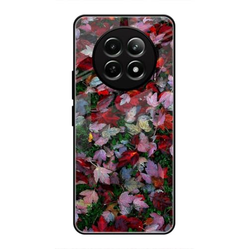 Image of SmashItUp Leaf | Nature Designer Printed TPU Metal Case Mobile Back Cover for Realme 12x / Realme 12 / Realme 13 / Realme C65 / Narzo 70x (5G)