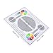 Uonlytech Lens Test Chart Color Calibration Tool for CCTV Indoor Outdoor Use Focus Alignment Card for Camera Setup Lens Calibration User Friendly Durable Design for Precise Image Evaluation