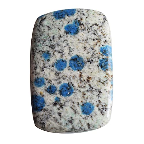 Jaspe K2 spirituel et azurite naturelle, pierre d'émotion pour pendentif unique