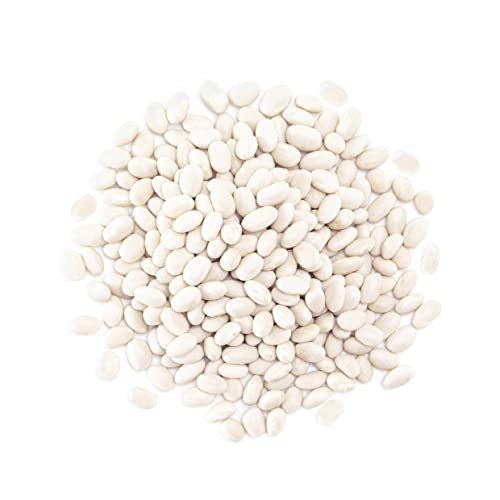 Navy Beans, 20 Pounds — Non-Gmo Verified, Raw, Dried, Vegan, Kosher, Whole Small White Kidney Beans In Bulk, Good Source Of Protein, Fiber, Folate, And Copper. Low Sodium. Great For Cooking And Soups #TOP2