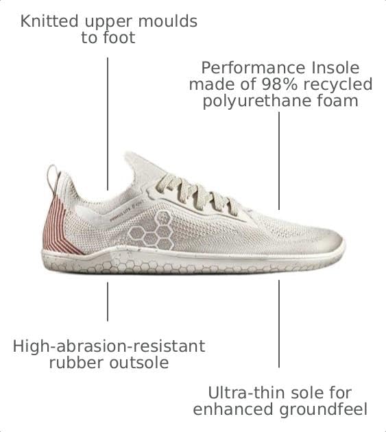 Image of Vivobarefoot Women's Primus Lite Knit Running Shoe