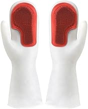 Magic Brush Gloves – Silicone Dishwashing Gloves, Waterproof & Heat Resistant, Multifunctional Scrubbing Brush for Kitchen Cleaning & More N-42