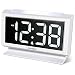 Housbay Digital Alarm Clocks for Bedrooms - Handy Night Light, Large Numbers with Display Dimmer, Dual USB Chargers, 12/24hr, Outlets Powered Compact Clock for Nightstand, Desk, Shelf
