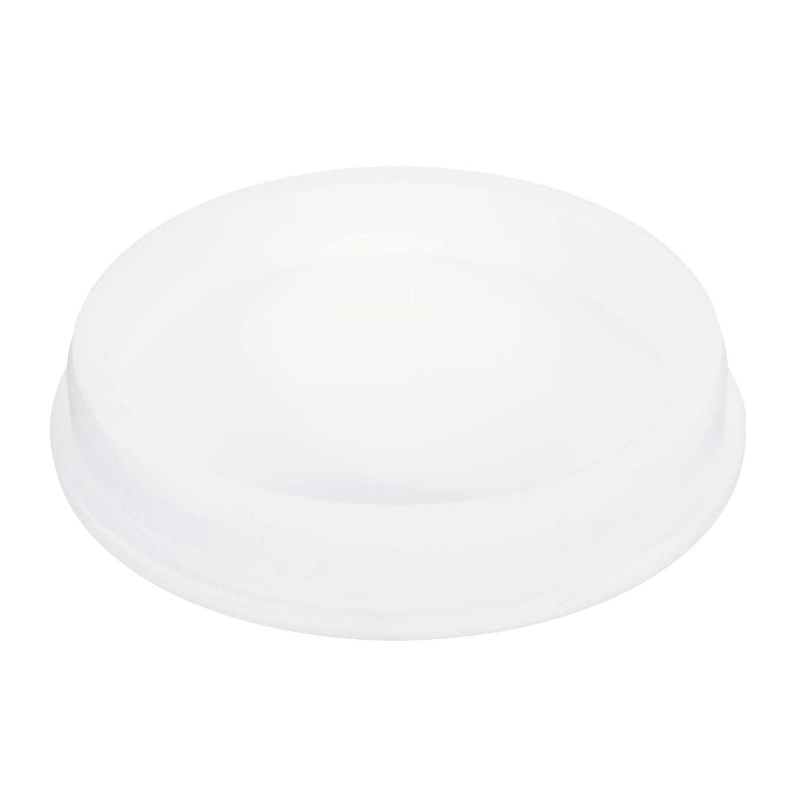 sourcing map 1Pcs Silicone Hole Plug 98.6mm, White High Temp T Type Rubber Stoppers for 97-98.3mm Hole, Waterproof Button Hole End Covers for Powder Coating, Sealing Plugs, Pipe Holes