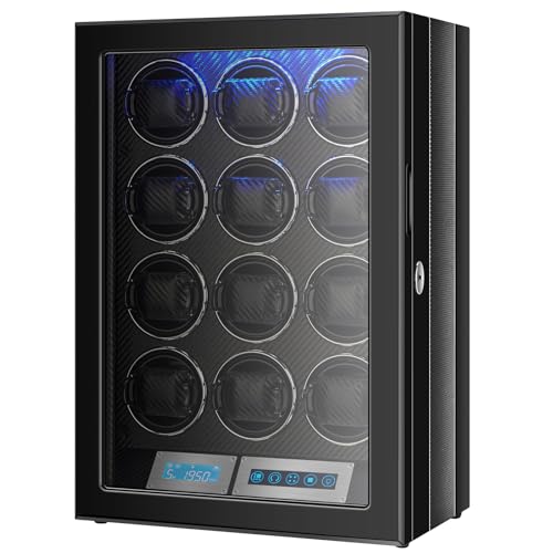 12 Slot Watch Winder with Touchscreen
