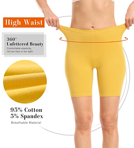 Women's Cotton Boy Shorts Underwear Anti Chafing Biker Shorts For Women Long Leg Boyshorts(Wab001L-Multi) #TOP5