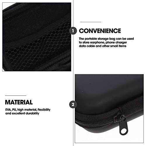 Sounce Hard Drive Carrying Case Storage Organizer Bag 2.5-inch EVA Carry Pouch Compatible with Western Digital WD Elements Seagate Passport Toshiba Earphone Power Bank USB Cable & Portable Hard Drives (Image - 4)