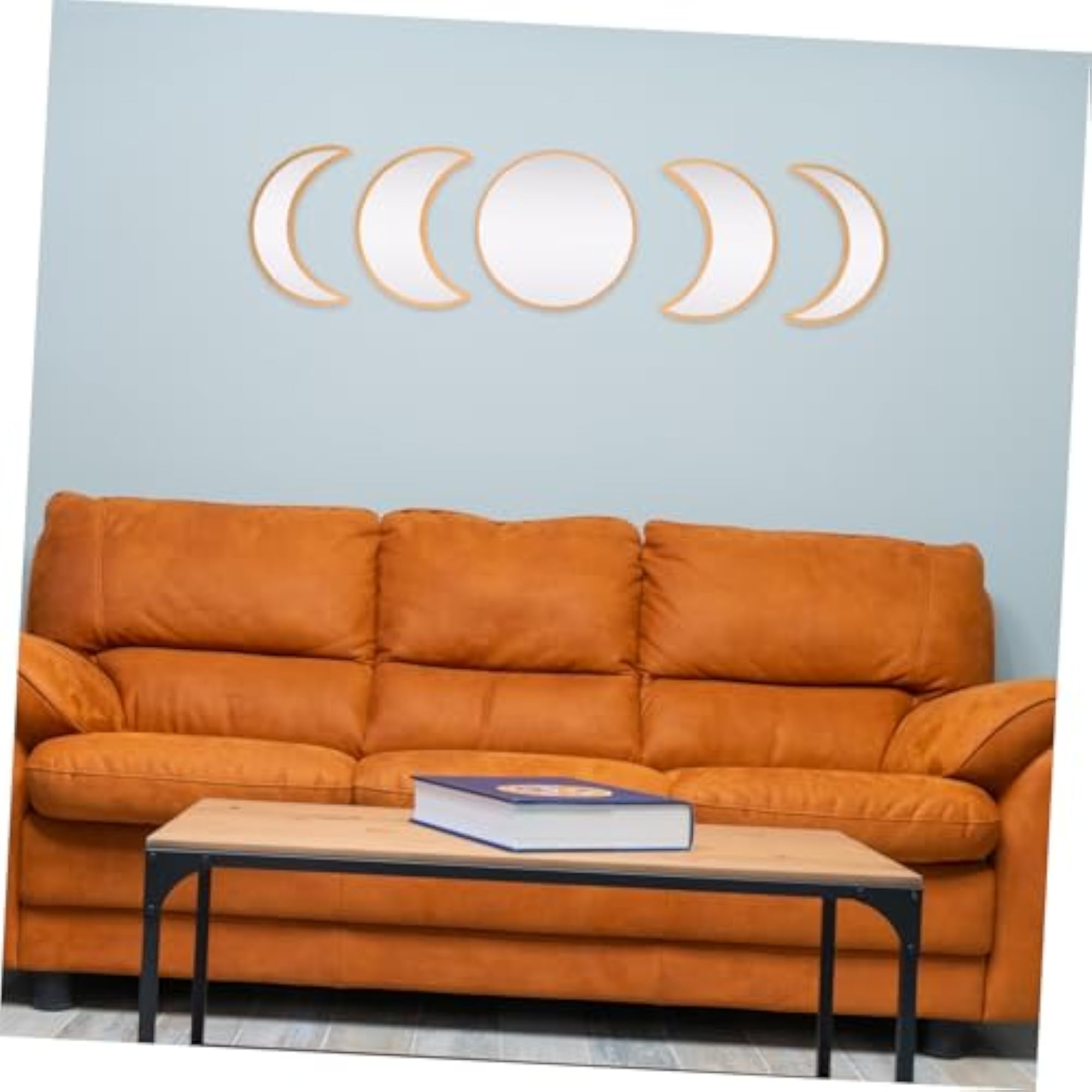 5pcs Phase Mirror with Wooden Frame