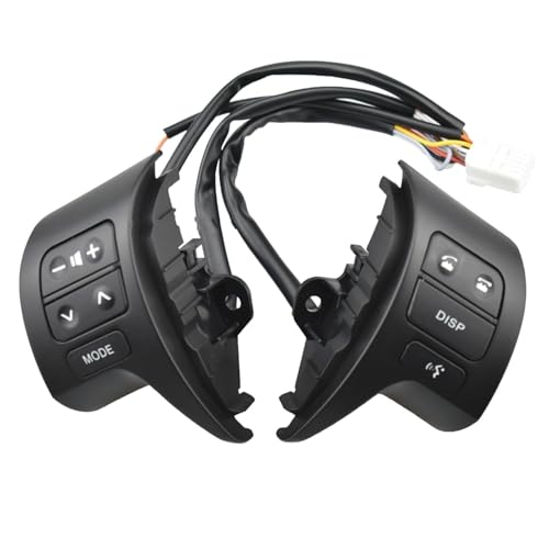 Interrupteur commande audio au volant pour Toyota Corolla ZRE 2007-2009 84250-02200 noir mat