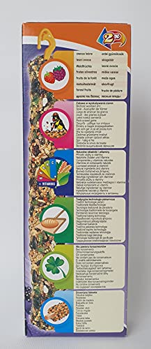 Twin Pack Cockatiel Parrot FOREST FRUITS Seed 2x Sticks Parrots Large Parakeets Cockatoo 115g Bird Food Budgie Canary Finches Seeds Birds Conures Treats Cockatiel Snacks Pack of Two + Hooks - Image 3