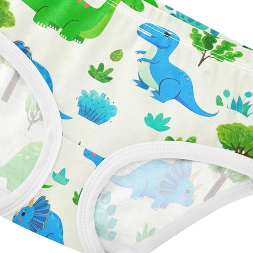 Joisal Cute Cartoon Dinosaurs Toddler Girls Underwear 2t Cotton Panties Little Girl Fancy Briefs Girls Undies4