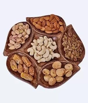 STUFFCOLLECTION Wooden Dry Fruit Platter