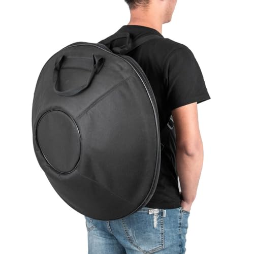 Handpan Steel 10 notas 56cm con base dorado miniatura 7