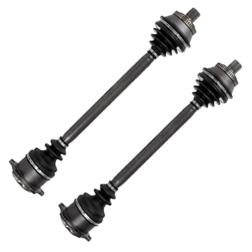 Image of Detroit Axle - Front 2pc CV Axles for 1996-2001 Audi A4 1998-2005 Volkswagen Passat, 2 CV Axles Assembly 1999 2000 [Manual Transmission] Replacement