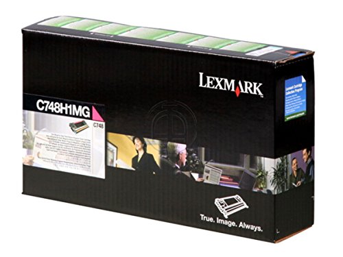 Toner magenta Lexmark C748E C748H1MG longue durée 10000 pages de précision