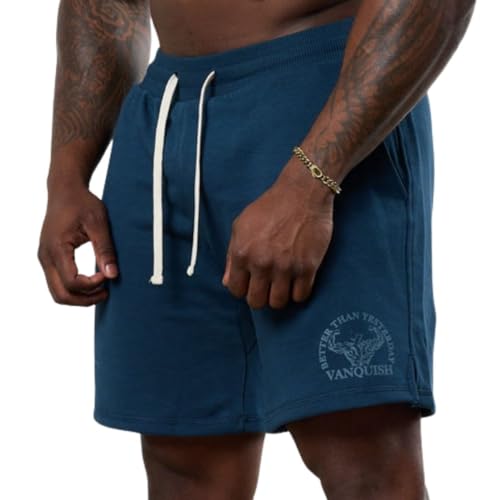 [Vanquish Fitness] @LbVtBbglXUNCONQUERABLE STRENGTH WIDE LEG SHORTS Y XEFbg V[gpc ؃g g[jO EGA [sAi]