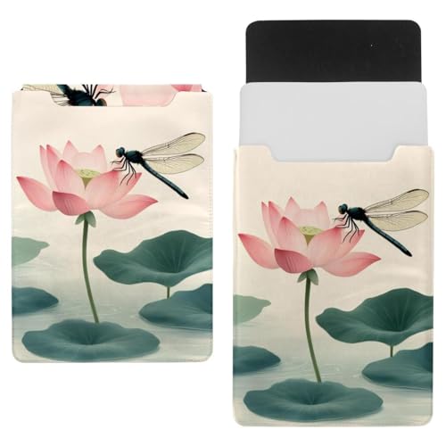 Housse pour ordinateur portable Lotus Libellule, idéale pour protéger votre PC au bureau