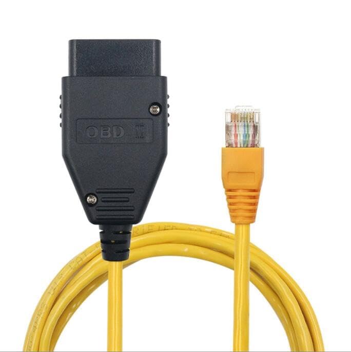 Star AutoLink ENET Ethernet Cable RJ45 OBD2 Interface Coding BMW F Series - Engine Diagnostic Tool Compatible With I-Sta, ICOM Coding, Bootmod3, Bimmercode Programming, Brushing Hidden Data STAR037