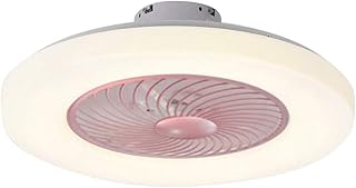 Plafoniera Led Soffitto,Lampada Moderna Per Ventilatore A Soffitto Con Telecomando Luce A 3 Colori 3 Velocità Vento Ventilatori A Soffitto 220V Illuminazione A Led Per Camera Da Letto Soggiorno