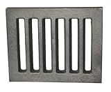 FIREFIX 1502/4 Flachrost aus Guss, rechteckig, 20 mm Materialstärke, 215 x 165 mm (Breite x Tiefe)