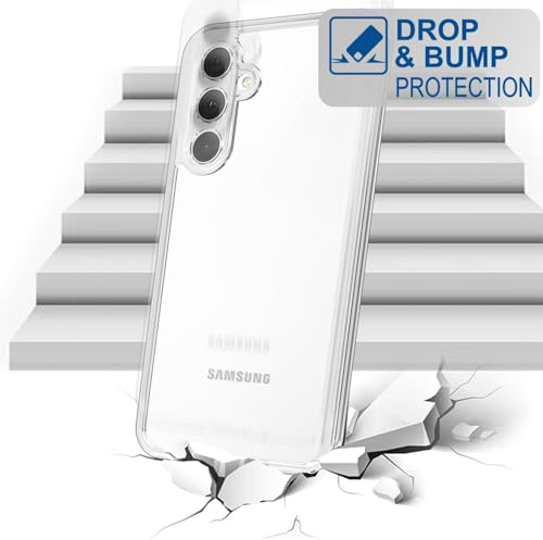 Image of REALCASE Silicone Samsung A54 5G Back Cover Case, Scratch Resistant Protective Crystal Clear Transparent Shock Proof Bumper Back Cover Case for Samsung Galaxy A54 5G