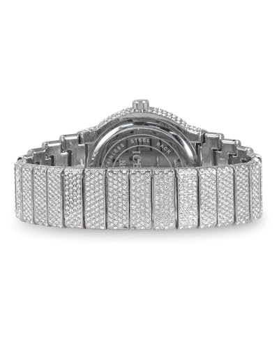 Image of ICE STAR Men's Fully Iced Diamond Watch, 46mm Case