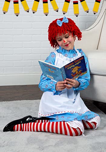Disfraz clásico Raggedy Ann para niños talla Medium miniatura 4