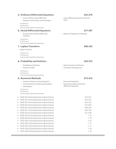 Image of Arihant GATE Engineering Mathematics for 2026 Exam | Chapterwise Previous Years' Solved Papers | Covers 2025-2000 PYQs | For All Streams: Electronics, Electrical, Mechanical, Computer Science & IT