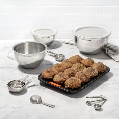 Image of Le Creuset Stainless Steel Measuring Cups, Set of 4 | Set includes: 1 /4, 1 /3, 1 /2, and 1 cups