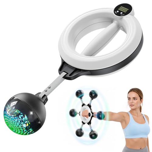 MERACH Infinity Hoop Arm Trainer, Rotating Wrist and Forearm Trainer (White) - image 1