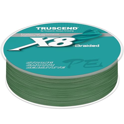 TRUSCEND X8 PE Ligne de Pêche Tressée pour Les...