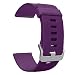UMTele Silicone Replacement Strap with Quick Release Pins for Fitbit Blaze Smart Fitness Watch, Large - Plum