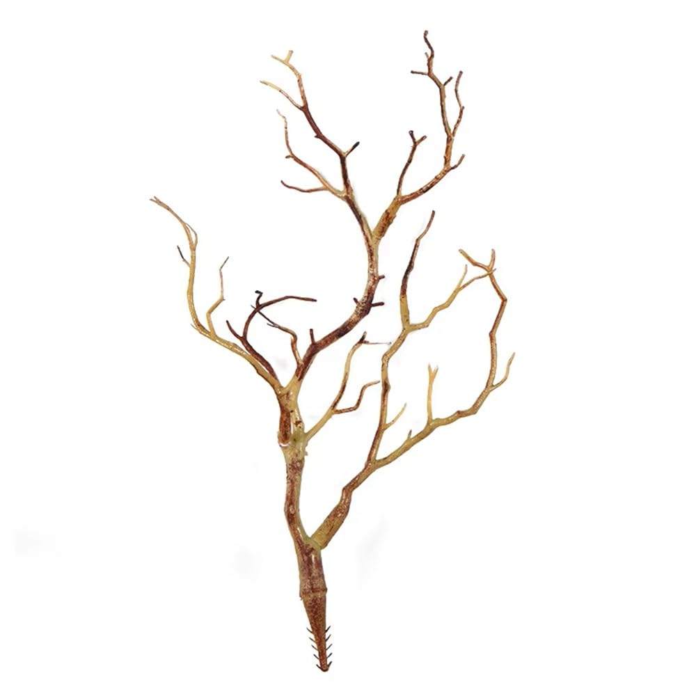 SPHINX Artificial Branches for Vase Filler–Twisted Willow, Coral, Manzanita Style Decorative Stems for Home Decor, DIY Craft, Wedding Centerpieces, Aquarium Plants, Dried Look Twig Decor (1, Coffee)