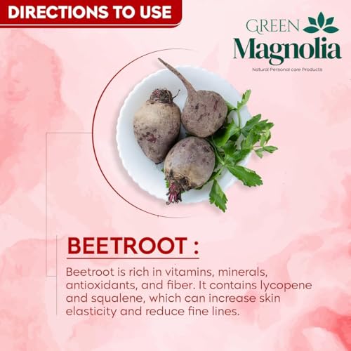 Image of Beetroot Powder for Face & Skin Care Natural & Pure Fine Texture Chemical-Free Helps in Glow & Radiance for Ideal for Face Masks & Skincare (200gm)