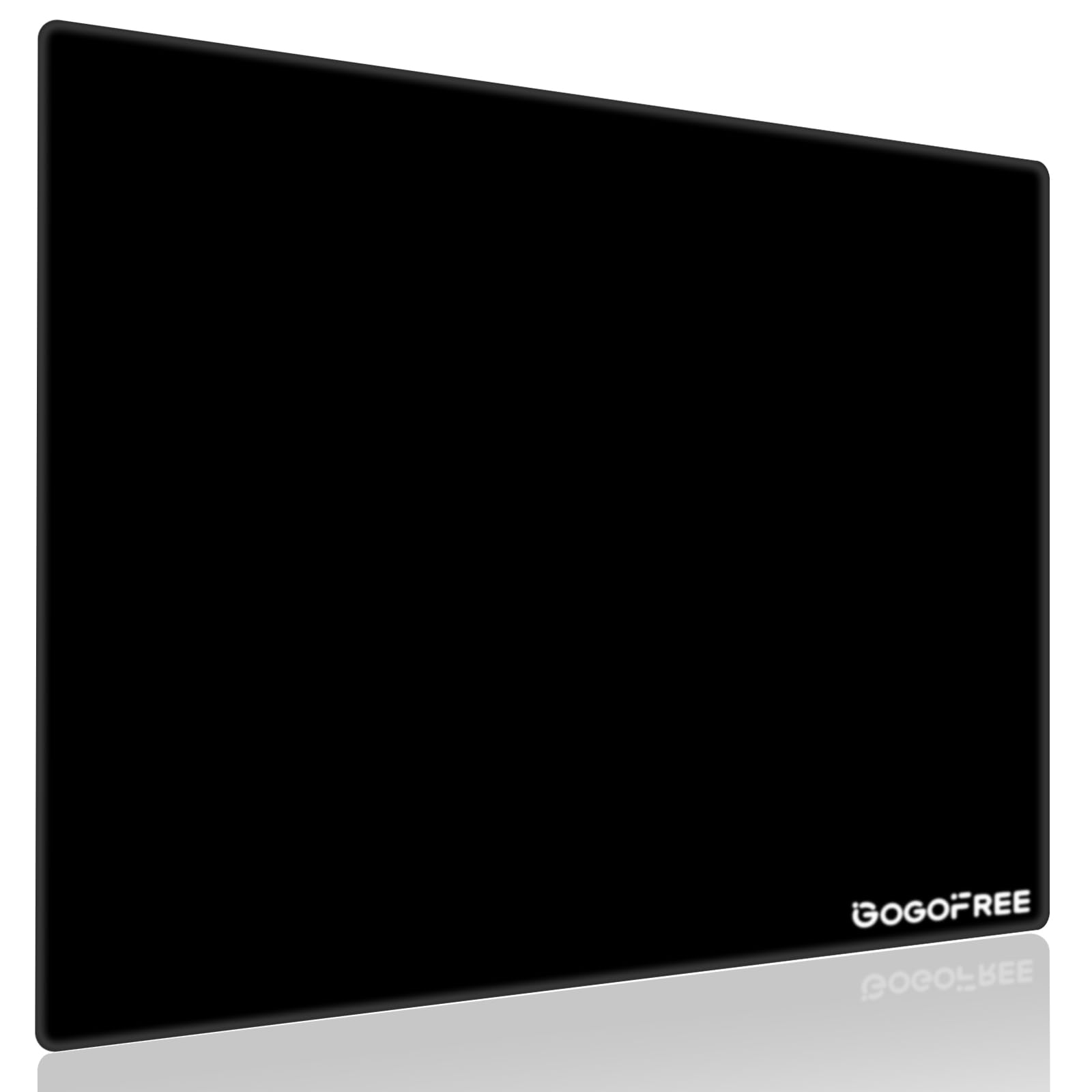 gogofree Black Glass Mousepad