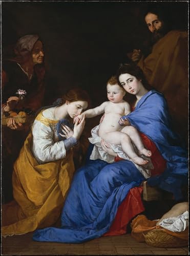 Mural sur Toile Posters Décoration la Sainte Famille Ribera 60x90cm