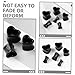 PACKOVE 10Pairs Heart Shape Acrylic Ear Gauges Punk for Men Women for Parties Concerts Chic Fashionable Stretchers