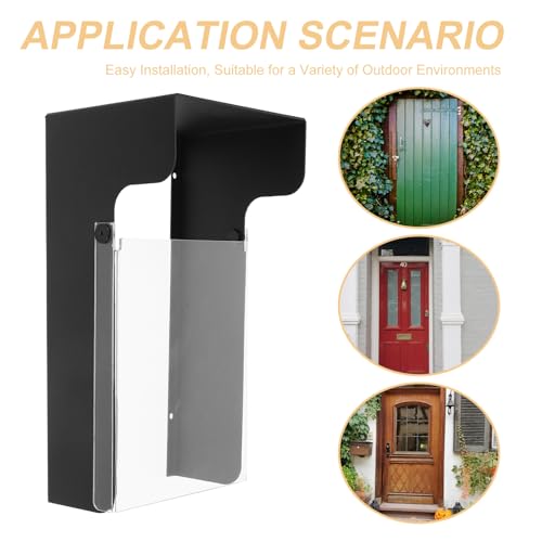 Funda impermeable para timbre de puerta Holibanna protector de acceso de pared 7.8x4x3.5 pulgadas 3