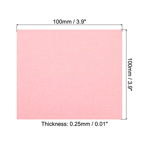PATIKIL Table Name Place Cards,50Pcs 3.9 x 3.9inch Favor Decor Foldable Blank Card for Wedding Party Seating Place Cards Pink - Image 2