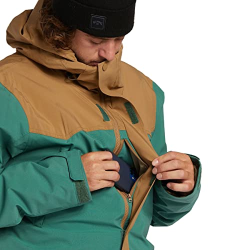 Billabong Montana Snowboard Jacket Mens Sz M Evergreen