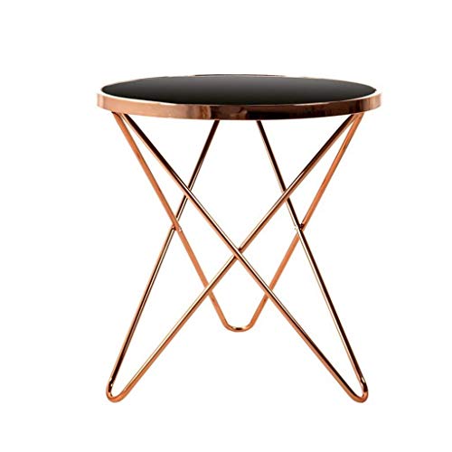 HTLLT Storage Table Hotel Decoration Table Tempered Glass Coffee Table